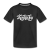 Kentucky Youth T-Shirt - Hand Lettered Youth Kentucky Tee - black