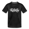 Kentucky Youth T-Shirt - Hand Lettered Youth Kentucky Tee - charcoal gray