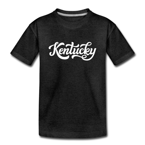Kentucky Youth T-Shirt - Hand Lettered Youth Kentucky Tee - charcoal gray