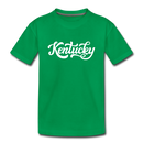 Kentucky Youth T-Shirt - Hand Lettered Youth Kentucky Tee - kelly green