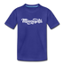 Minnesota Youth T-Shirt - Hand Lettered Youth Minnesota Tee - royal blue