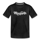 Minnesota Youth T-Shirt - Hand Lettered Youth Minnesota Tee - charcoal gray