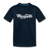 Minnesota Youth T-Shirt - Hand Lettered Youth Minnesota Tee - deep navy