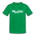 Minnesota Youth T-Shirt - Hand Lettered Youth Minnesota Tee - kelly green