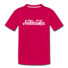 Nebraska Youth T-Shirt - Hand Lettered Youth Nebraska Tee