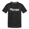 Mississippi Youth T-Shirt - Hand Lettered Youth Mississippi Tee - black