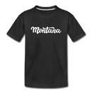 Montana Youth T-Shirt - Hand Lettered Youth Montana Tee - black