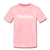 Montana Youth T-Shirt - Hand Lettered Youth Montana Tee - pink