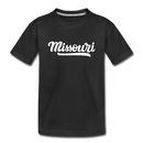 Missouri Youth T-Shirt - Hand Lettered Youth Missouri Tee - black