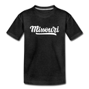 Missouri Youth T-Shirt - Hand Lettered Youth Missouri Tee - charcoal gray