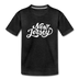 New Jersey Youth T-Shirt - Hand Lettered Youth New Jersey Tee - charcoal gray