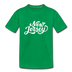 New Jersey Youth T-Shirt - Hand Lettered Youth New Jersey Tee - kelly green