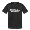 Oklahoma Youth T-Shirt - Hand Lettered Youth Oklahoma Tee - black