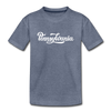 Pennsylvania Youth T-Shirt - Hand Lettered Youth Pennsylvania Tee - heather blue