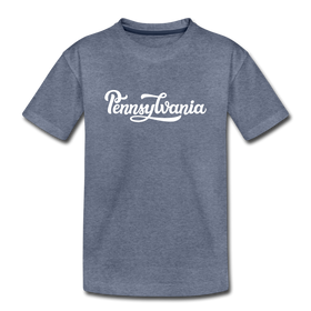 Pennsylvania Youth T-Shirt - Hand Lettered Youth Pennsylvania Tee