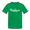 Pennsylvania Youth T-Shirt - Hand Lettered Youth Pennsylvania Tee - kelly green