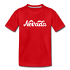 Nevada Youth T-Shirt - Hand Lettered Youth Nevada Tee - red