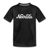 Nevada Youth T-Shirt - Hand Lettered Youth Nevada Tee - charcoal gray