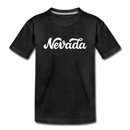 Nevada Youth T-Shirt - Hand Lettered Youth Nevada Tee - charcoal gray