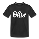 Ohio Youth T-Shirt - Hand Lettered Youth Ohio Tee - black