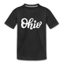 Ohio Youth T-Shirt - Hand Lettered Youth Ohio Tee - black
