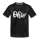 Ohio Youth T-Shirt - Hand Lettered Youth Ohio Tee - charcoal gray