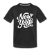 New York Youth T-Shirt - Hand Lettered Youth New York Tee - black