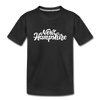 New Hampshire Youth T-Shirt - Hand Lettered Youth New Hampshire Tee - black