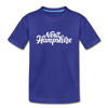 New Hampshire Youth T-Shirt - Hand Lettered Youth New Hampshire Tee - royal blue