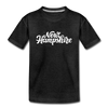 New Hampshire Youth T-Shirt - Hand Lettered Youth New Hampshire Tee - charcoal gray
