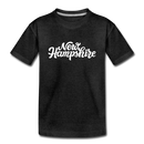 New Hampshire Youth T-Shirt - Hand Lettered Youth New Hampshire Tee - charcoal gray