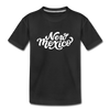New Mexico Youth T-Shirt - Hand Lettered Youth New Mexico Tee - black