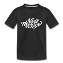 New Mexico Youth T-Shirt - Hand Lettered Youth New Mexico Tee - black