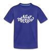 New Mexico Youth T-Shirt - Hand Lettered Youth New Mexico Tee - royal blue