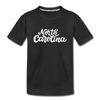 North Carolina Youth T-Shirt - Hand Lettered Youth North Carolina Tee - black