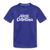 North Carolina Youth T-Shirt - Hand Lettered Youth North Carolina Tee - royal blue