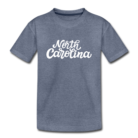 North Carolina Youth T-Shirt - Hand Lettered Youth North Carolina Tee