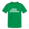 North Carolina Youth T-Shirt - Hand Lettered Youth North Carolina Tee - kelly green