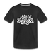 North Dakota Youth T-Shirt - Hand Lettered Youth North Dakota Tee - black
