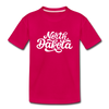 North Dakota Youth T-Shirt - Hand Lettered Youth North Dakota Tee - dark pink