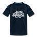 North Dakota Youth T-Shirt - Hand Lettered Youth North Dakota Tee - deep navy