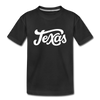 Texas Youth T-Shirt - Hand Lettered Youth Texas Tee - black