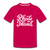 Rhode Island Youth T-Shirt - Hand Lettered Youth Rhode Island Tee - dark pink
