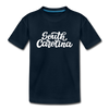 South Carolina Youth T-Shirt - Hand Lettered Youth South Carolina Tee - deep navy