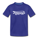 Tennessee Youth T-Shirt - Hand Lettered Youth Tennessee Tee - royal blue