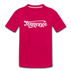 Tennessee Youth T-Shirt - Hand Lettered Youth Tennessee Tee - dark pink