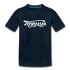 Tennessee Youth T-Shirt - Hand Lettered Youth Tennessee Tee - deep navy