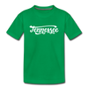 Tennessee Youth T-Shirt - Hand Lettered Youth Tennessee Tee - kelly green