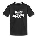 South Dakota Youth T-Shirt - Hand Lettered Youth South Dakota Tee - black