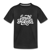 South Dakota Youth T-Shirt - Hand Lettered Youth South Dakota Tee - black
